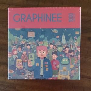 NIB Graphinee Breaking News 1000 Piece Puzzle